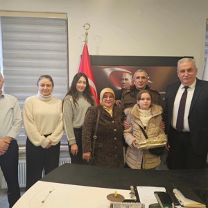 Tekvando Avrupa Üçüncüsü Elif’i Müdürlüğümüzde Ağırladık - fotoğraf 2