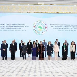 Bakanımız Göktaş, Türkmenistan'da "Çocukların Yararına Uluslararası İlişkilerin Geliştirilmesi Konferansı"na katıldı - fotoğraf 2