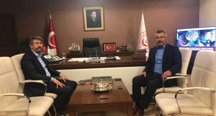 AÇSB Bartın İl Müdürü Engelli ve Yaşlı Hizmetleri Genel Müdürü Dr. Orhan KOÇ’u Ziyaret Etti