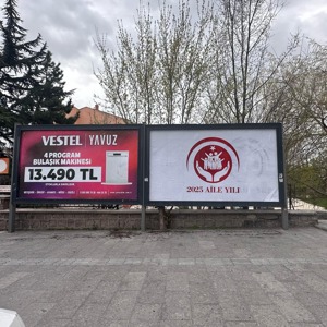 Reklam Panolarında Aile Yılı Logolarımız Yayınlandı - fotoğraf 1