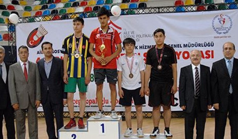 'ÇHGM 4.Türkiye Badminton Şampiyonası sona erdi