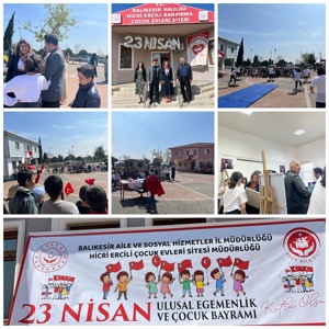 23 Nisan Ulusal Egemenlik ve Çocuk Bayramı çerçevesinde Bandırma Hicri Ercili Çocukevleri Sitesi Merkezimizdeki Çocuklarımızla Bir Araya Geldik - fotoğraf 10
