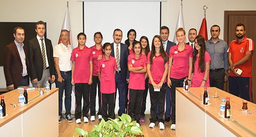 Basketbol Takımı Genel Müdürümüzü Ziyaret Etti