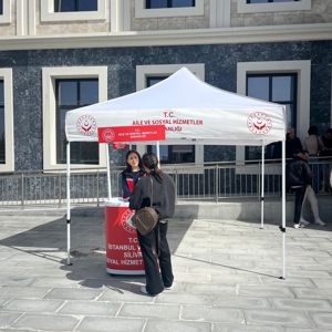 Sahaya çıkan ekiplerimiz mobil sosyal hizmet noktalarında koruyucu ve önleyici sosyal hizmet modelleri hakkında bilgilendirme ve broşür dağıtımı gerçekleştirilmiştir. - fotoğraf 6