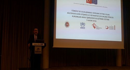 Uluslararası Koruma Ihtiyacı Olan ve Ailelerinden Ayrı Düşmüş ve Refakatsiz Çocuklara Yönelik Kurumlararası İşbirliğini Geliştirme  Çalıştayı