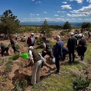 Büyüklerimiz ve Çocuklarımız 150 adet Fidanı Toprakla Buluşturdular - fotoğraf 11