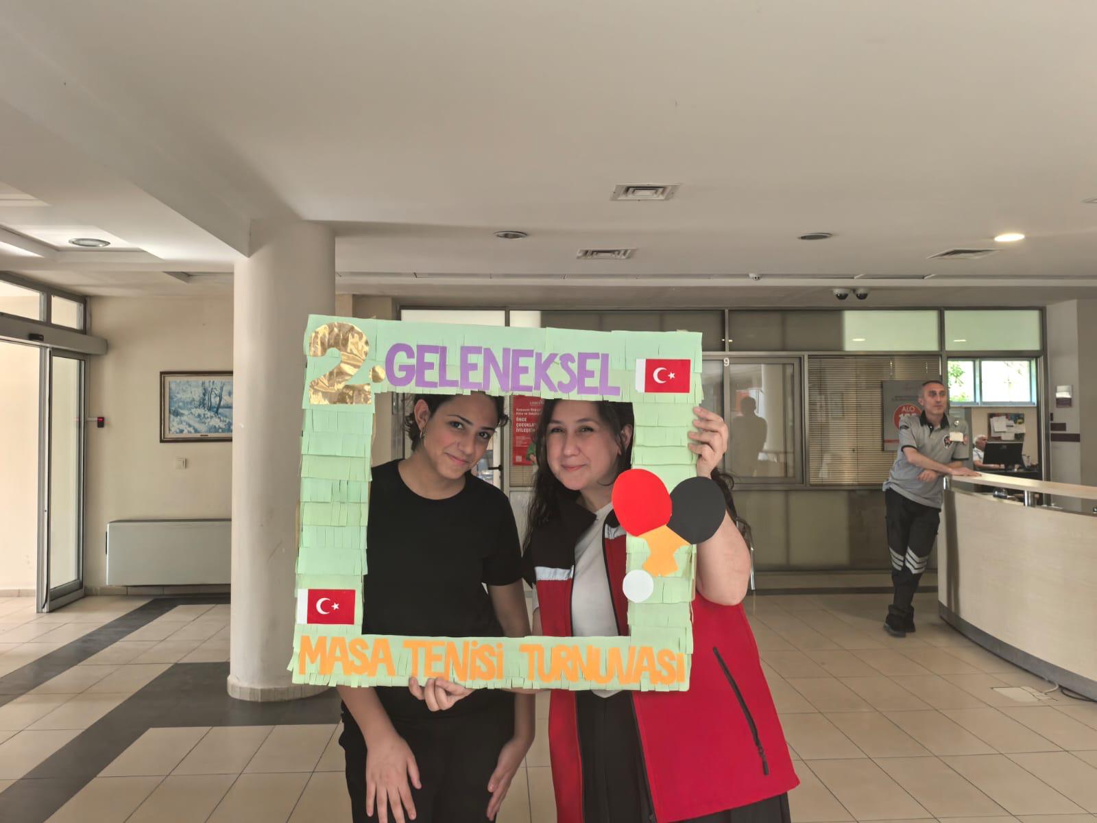 2. Geleneksel masa tenisi turnuvası düzenlenmiştir.