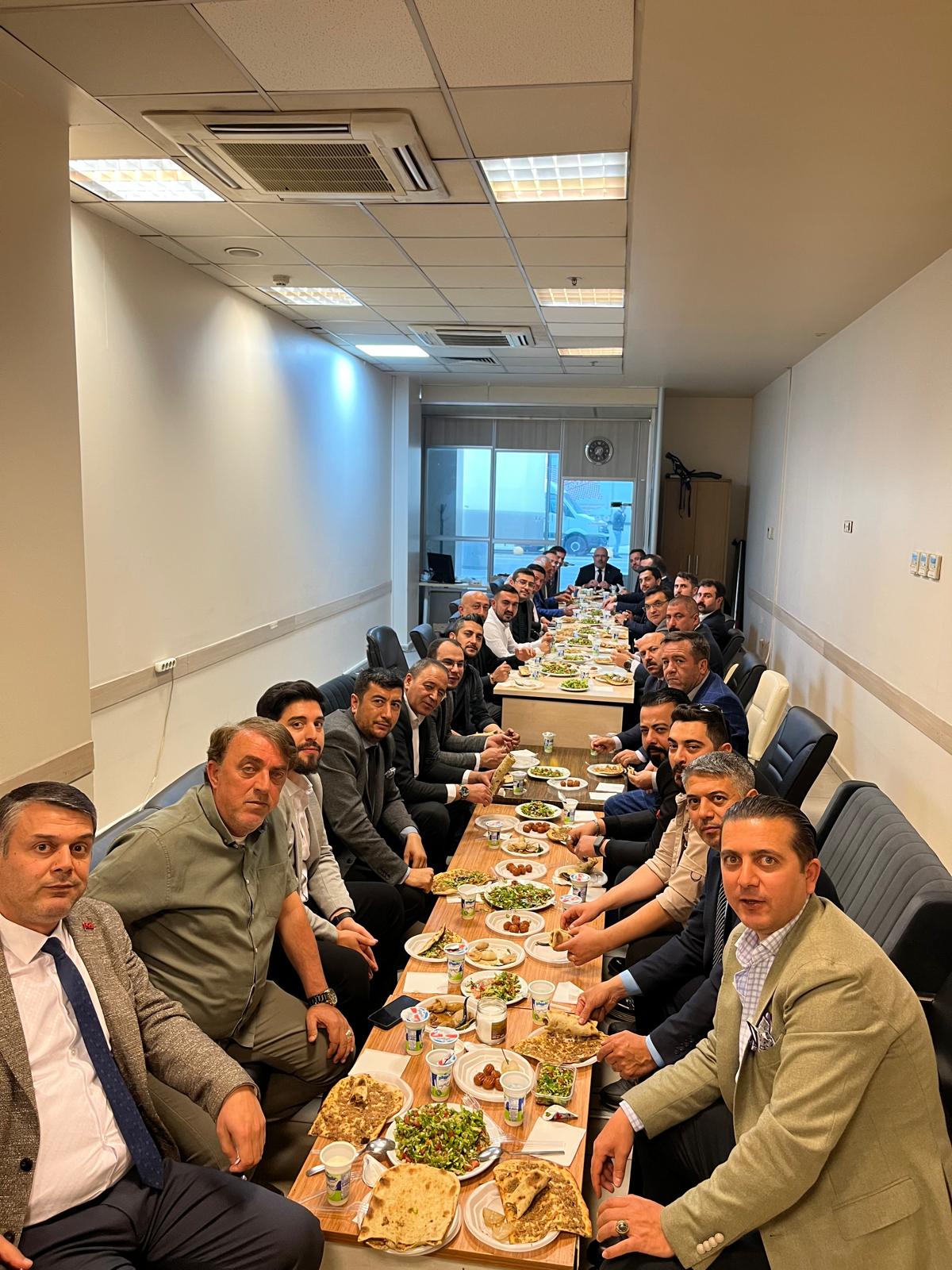 Ulaştırma ve Araç Hizmetleri Şube Müdürlüğü Yemeği