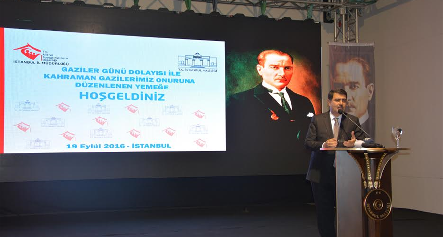 İstanbul Aile ve Sosyal Politikalar İl Müdürlüğünün 19 Eylül Gaziler Günü Etkinliği