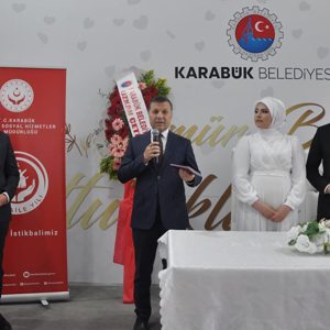 Karabük Belediye Başkanımız Özkan Çetinkaya, "Evlenecek Gençlerin Desteklenmesi Projesi'ne Katıldı. - fotoğraf 4