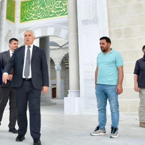 Hanife Hatun Camii İnşaat Alanını Ziyaret - fotoğraf 1