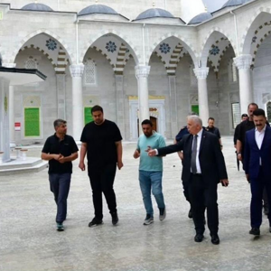 Hanife Hatun Camii İnşaat Alanını Ziyaret - fotoğraf 3