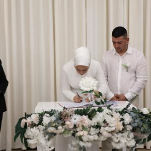 Evlenecek Gençlerin Desteklenmesi Projesi”nden yararlanan İrem & Emirhan çiftinin Nikah Töreni - fotoğraf 2