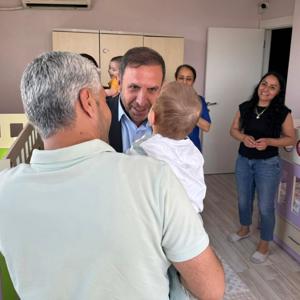 İl Müdürümüz Aydın Polat, kuruluşumuzdan hizmet alan bebekleri ziyaret ederek yaşam birimlerinde incelemelerde bulundu. - fotoğraf 1