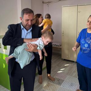 İl Müdürümüz Aydın Polat, kuruluşumuzdan hizmet alan bebekleri ziyaret ederek yaşam birimlerinde incelemelerde bulundu. - fotoğraf 2