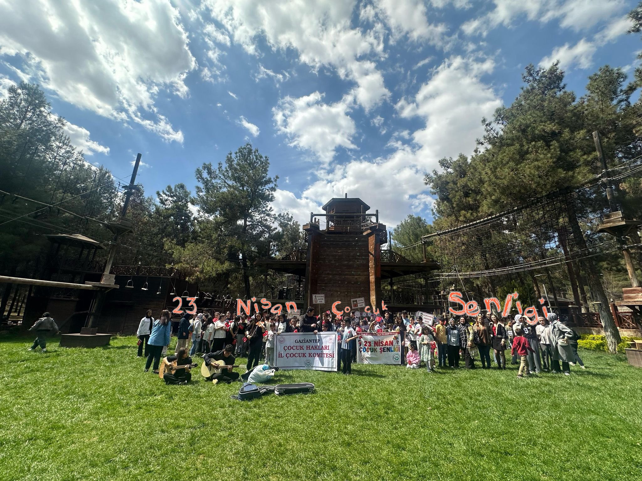 23 Nisan Ulusal Egemenlik ve Çocuk Bayramı Erikçe Macera Kampı’nda Kutlandı