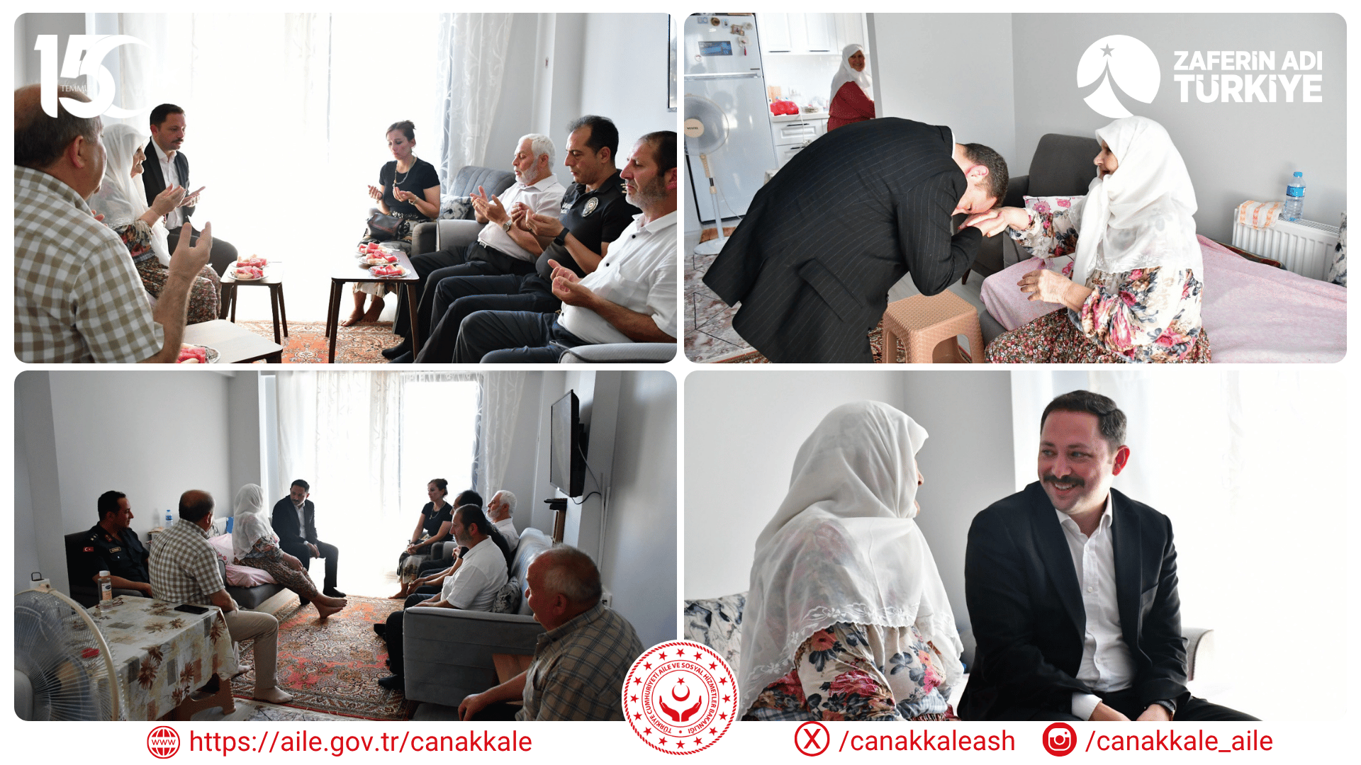 Aziz Şehidimiz Mehmet ÖZER’in Kıymetli Annesi Rahime ÖZER'i Ziyaret Ettik