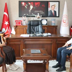  Ticaret İl Müdürümüz Sayın Gamze Aydın'ı İl Müdürlüğümüzde Ağırladık - fotoğraf 1