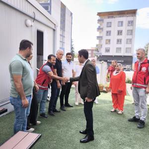 İl Müdürümüz M. Ferdi Bozkurt’tan Çağlayancerit ve Pazarcık Sosyal Hizmet Merkezlerini Ziyaret Etti - fotoğraf 1