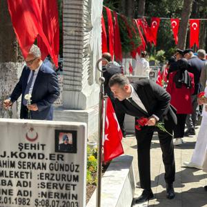15 Temmuz Demokrasi ve Millî Birlik Günü’nde Şehitlik Ziyaretleri Gerçekleştirildi - fotoğraf 3