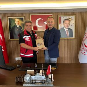 Ordu Denetimli Serbestlik Müdürü Mesut Öztürk, İl Müdürümüz Harun Tan’ı makamında ziyaret etti. - fotoğraf 2