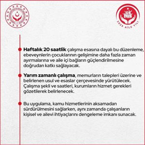 DEVLET MEMURLARINA YARIM ZAMANLI ÇALIŞMA HAKKI RESMEN BAŞLIYOR! - fotoğraf 3
