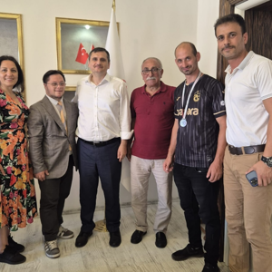 Özel Sporcular Spor Federasyonu İl Temsilcisi Yahya Sekban İl Müdürümüz Dr. Hüseyin Mollaoğlu’nu Ziyaret Etti. - fotoğraf 1