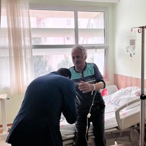 Kahraman Şehidimiz Osman Gündüz'ün Kıymetli Babası'nı Hastanede Ziyaret - fotoğraf 3