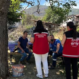 Ovacık'ta Çıkan Yangın Dolayısıyla Psikososyal Destek Çalışmalarımıza Devam Ediyoruz - fotoğraf 5