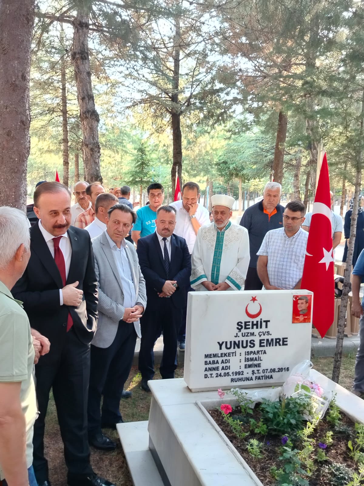 Şehadetinin Yıldönümünde Şehidimizi Dualarla Andık