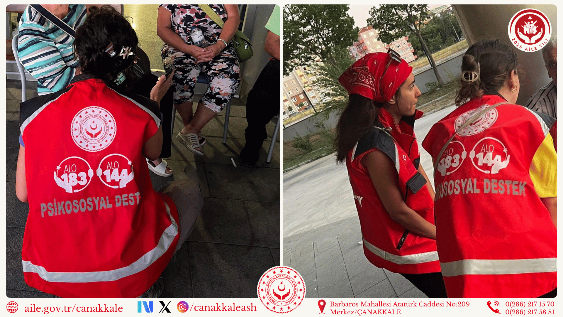 Psikososyal Destek Ekiplerimiz Sahada