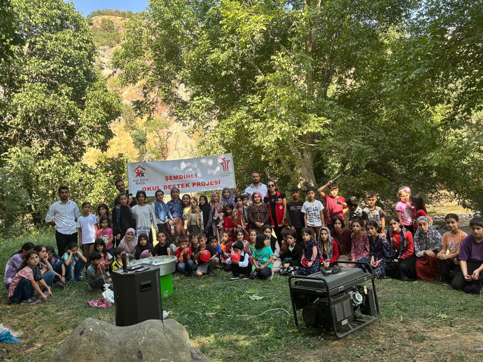 Şemdinli’de Okul Destek Projesi Etkinliği