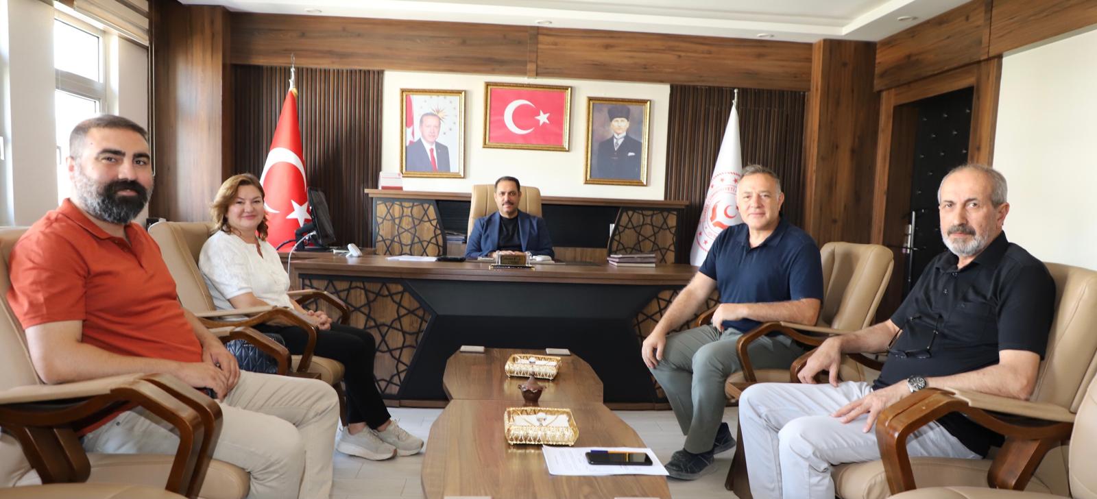 AÇEV Genel Müdürü ve Beraberindeki Heyet Müdürlüğümüzü Ziyaret Etti