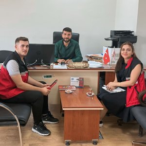 Gazimiz Abdurrezzak Çelik'in oğlu Hasan Çelik görev yaptığı İlçe Milli Eğitim Müdürlüğünde ziyaret  - fotoğraf 1