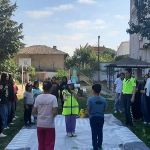 Vezirköprü'de Öğrencilere Yönelik Trafik Güvenliği Eğitimi   - fotoğraf 4