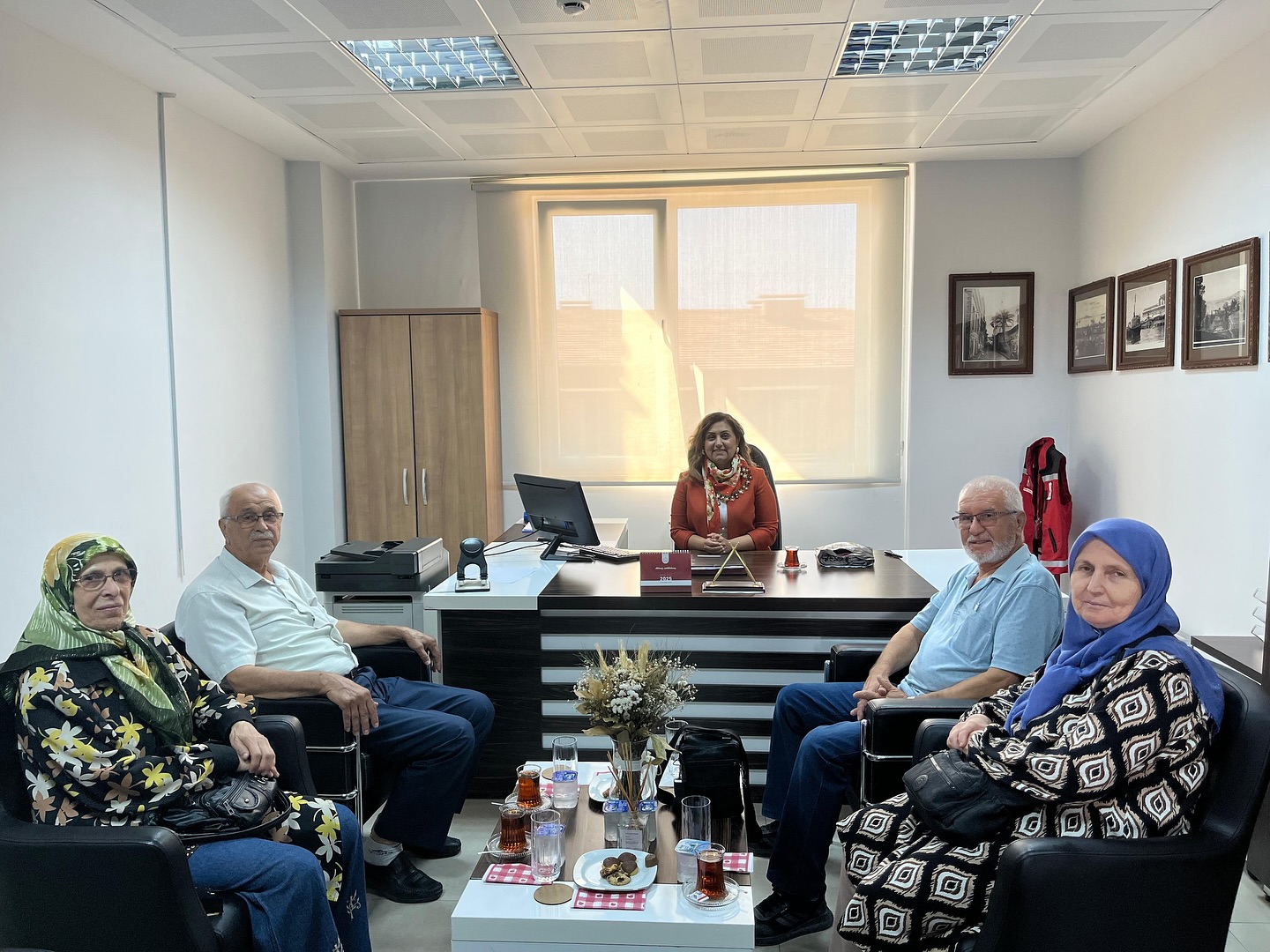  Türkiye Harp Malülü Gaziler Şehit Dul ve Yetimleri Derneği, İl Müdürümüz Sayın Emine BÖÇKÜN'e Makamında Ziyaret Etti.