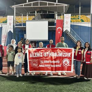 Gölbaşı Stadyumu'nda Ailelerimizle Sinema Etkinliği Düzenledik - fotoğraf 1
