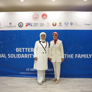 Emine Erdoğan Hanımefendi ve Bakanımız Göktaş, BM'de "Birlikte Daha İyiye: Aileden Başlayan Küresel Dayanışma" etkinliğine katıldı - fotoğraf 9