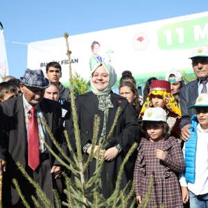 Bakanımız Sayın Zehra Zümrüt Selçuk, "Bugün Fidan, Yarın Nefes" Kampanyası Kapsamında Sinop'ta Fidan Dikimi Törenine Katıldı - fotoğraf 1