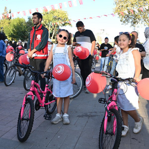 170 Çocuğun Bisiklet Hayali Gerçeğe Dönüştü; Pedallar Mutluluk İçin Döndü - fotoğraf 8