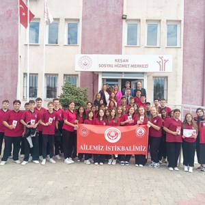 Keşan Sosyal Hizmet Merkezi Öğrenciler Tarafından Ziyaret Edildi. - fotoğraf 1