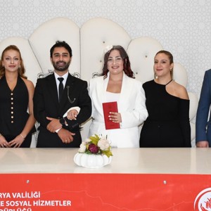 Aile ve Gençlik Fonundan Yararlanan Gençlerimizin Nikâh Töreni Gerçekleştirildi - fotoğraf 3