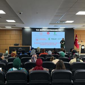 Bafra’da Kadınlara Yönelik Bağımlılıkla Mücadele Eğitimi Gerçekleştirildi   - fotoğraf 1