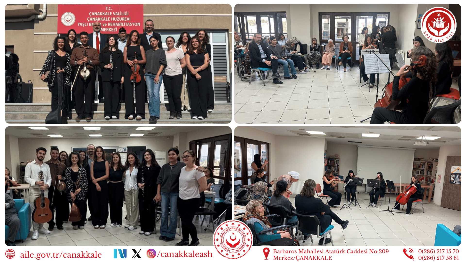 Konservatuvar Öğrencilerinden Büyüklerimize Müzik Ziyafeti