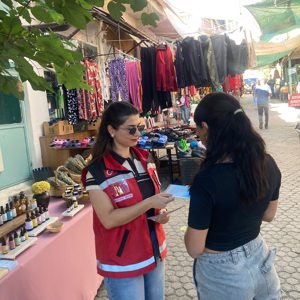 Kadına Yönelik Şiddetle Mücadele Broşür Dağıtımı - fotoğraf 2