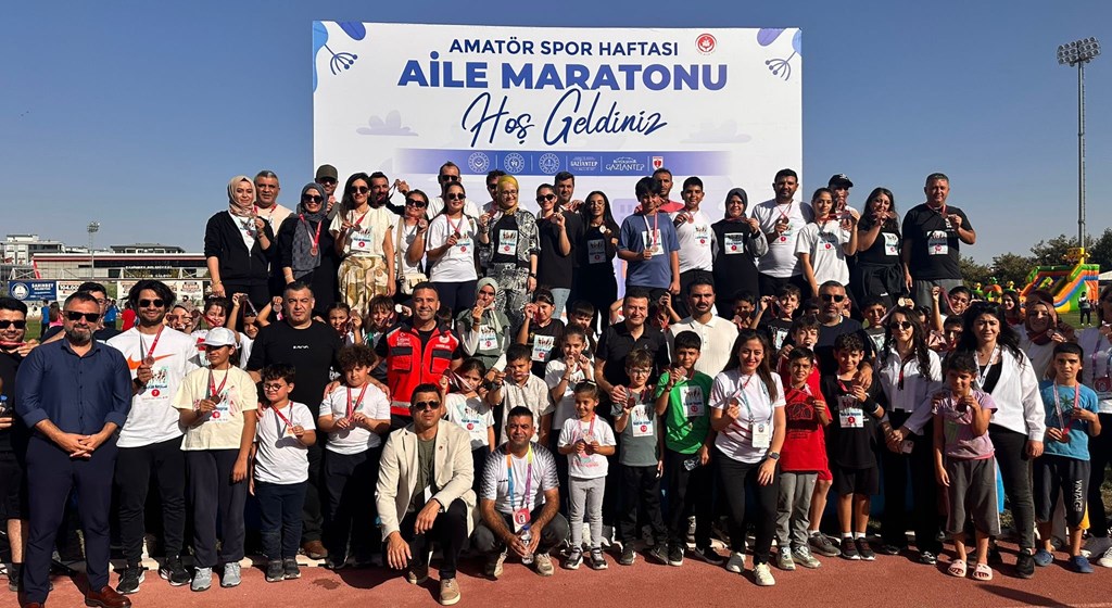 Gaziantep’te Aile Maratonu Büyük Coşkuyla Gerçekleşti
