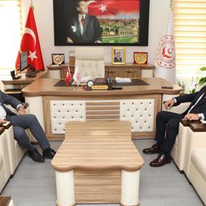 Şanlıurfa 112 Çağrı Merkezi Müdürü Serkan ELMAS'tan Müdürlüğümüze Ziyaret - fotoğraf 1