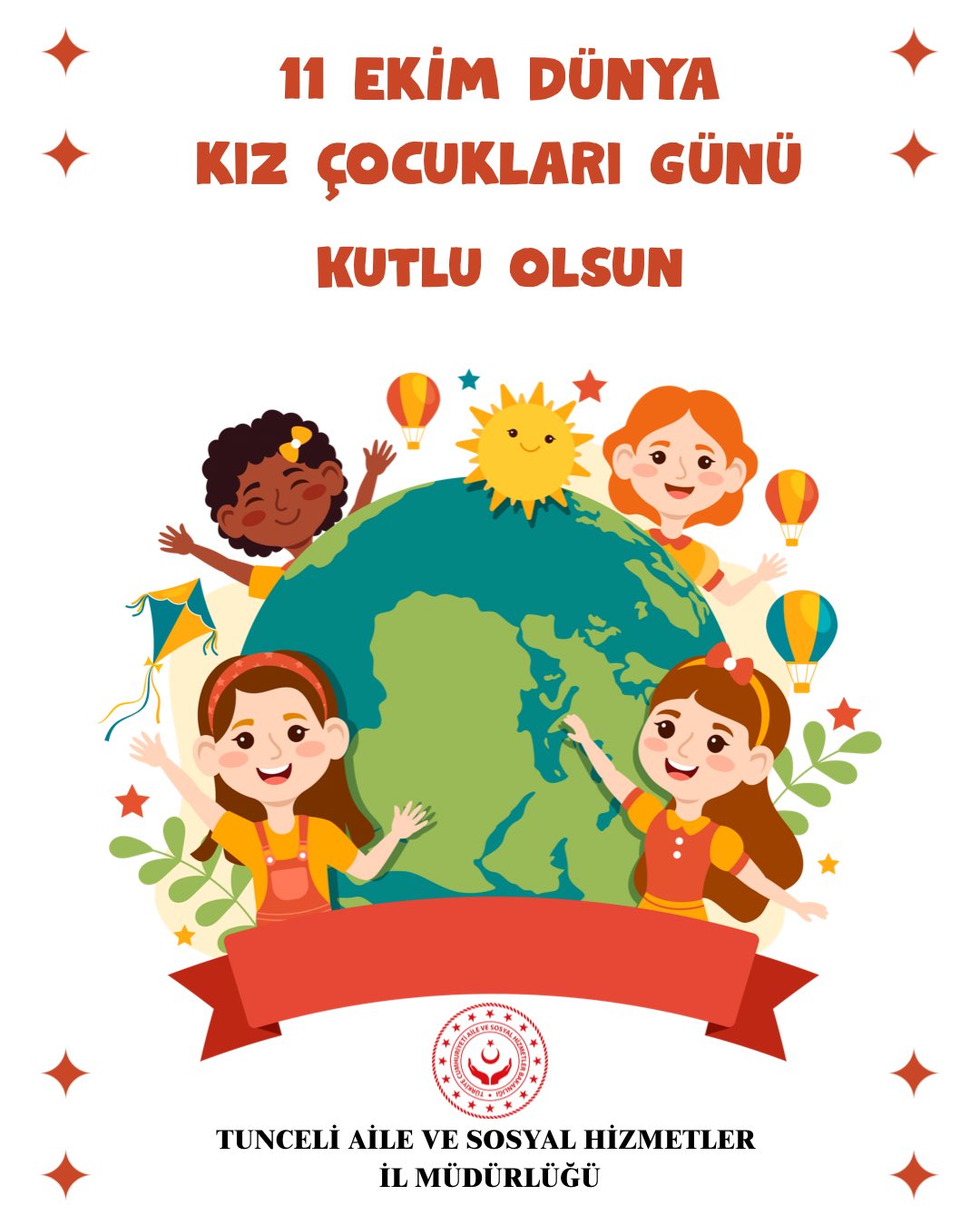 11 Ekim Dünya Kız Çocukları Günü Kutlu Olsun!