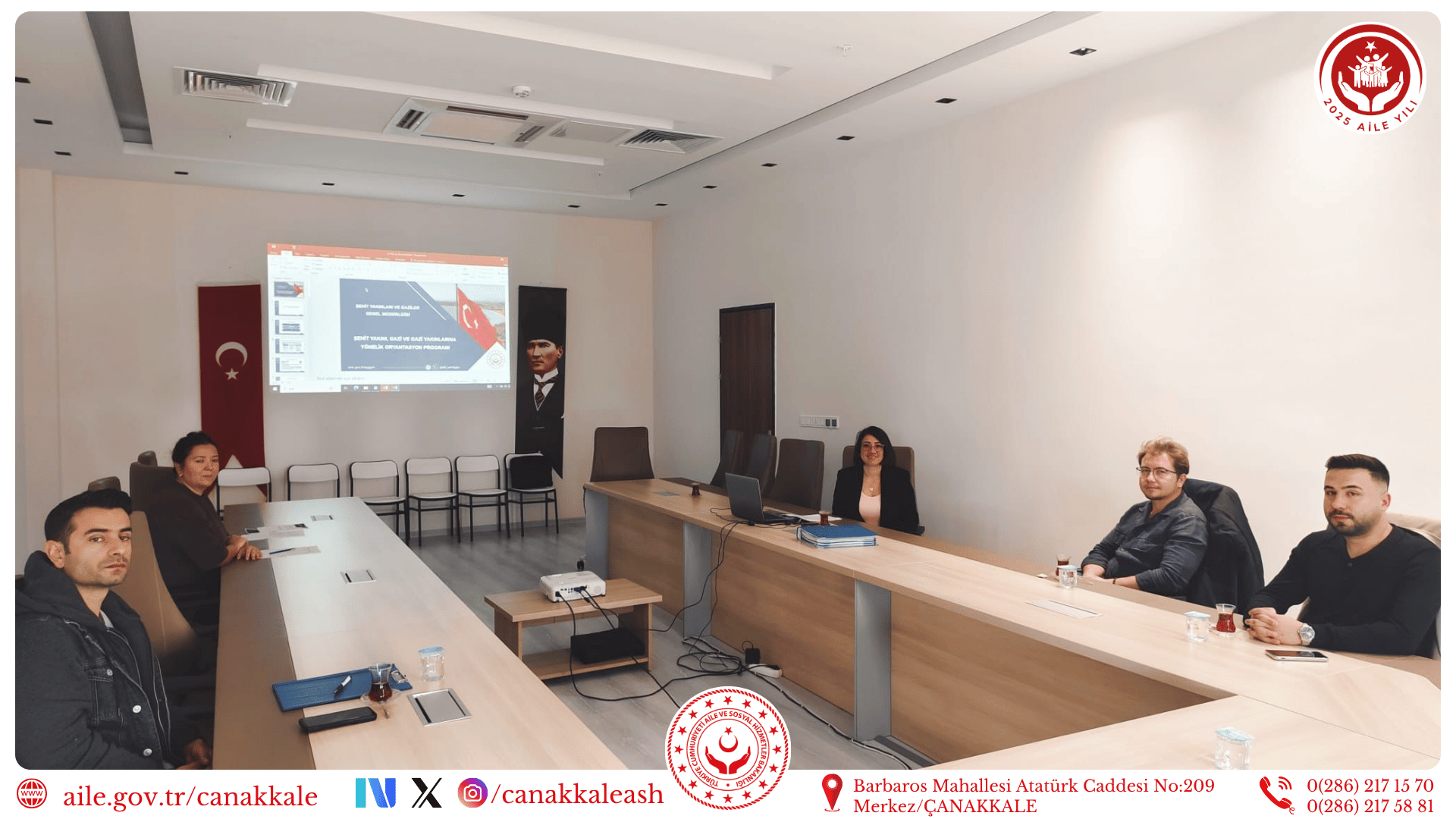 İl Müdürlüğümüzde Şehit Yakınlarına Oryantasyon Programı