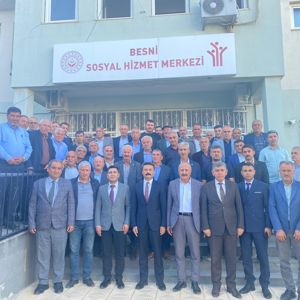 Kaymakamımız Sayın Dr. Ahmet Oğuz Aslan’ın Öncülüğünde Besni Merkez ve Köy Muhtarlarına Yönelik Toplantı Gerçekleştirdik  - fotoğraf 1